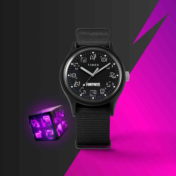 Timex MK1 x Fortnite 40mm Black - Watches.com - TW2W97000JR