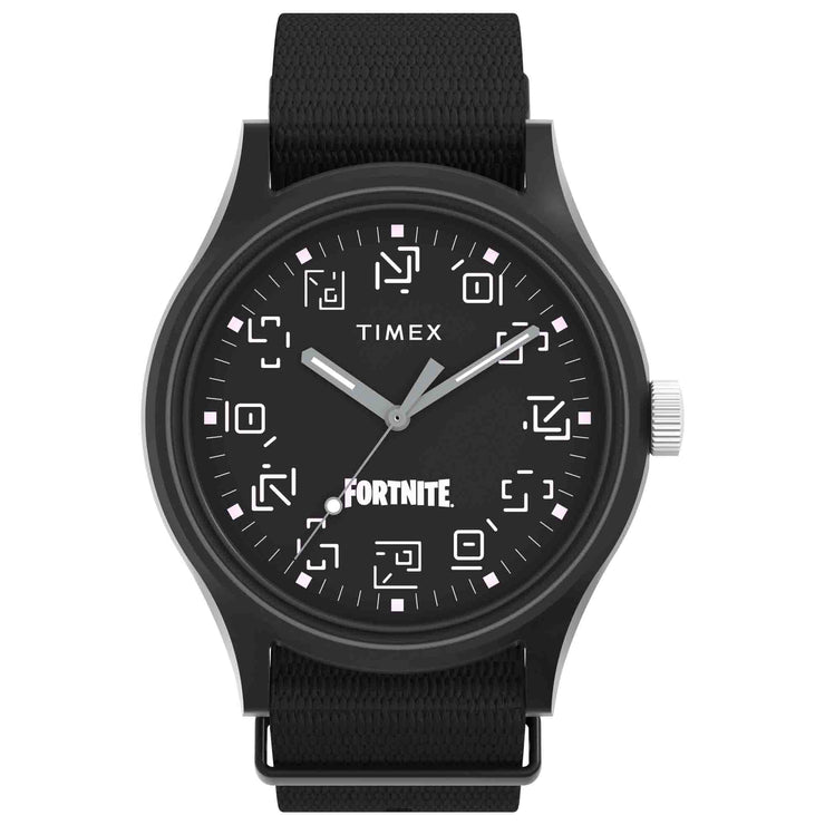 Timex MK1 x Fortnite 40mm Black - Watches.com - TW2W97000JR