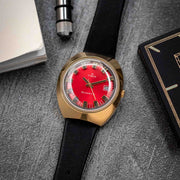 Timex Q 1972 Reissue Gold Red - Watches.com - TW2V25400ZV