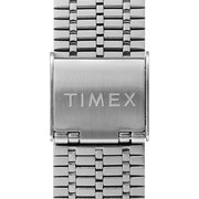 Timex Q 1979 Reissue 38mm Silver Black Red - Watches.com - TW2U61300