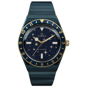 Timex Q 36mm Blue SS - Watches.com - TW2V53500VQ