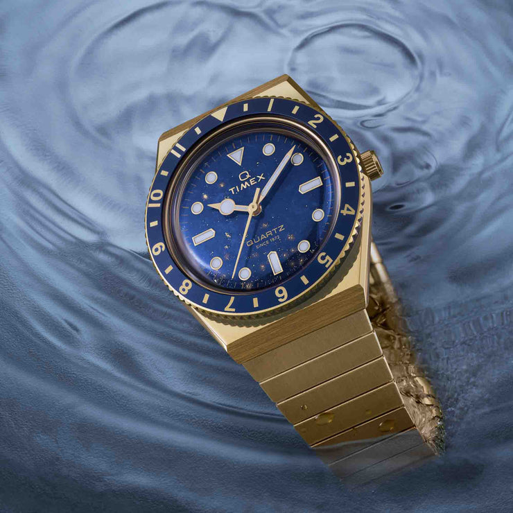 Timex Q 36mm Lapis Lazuli - Watches.com - TW2V92400VQ