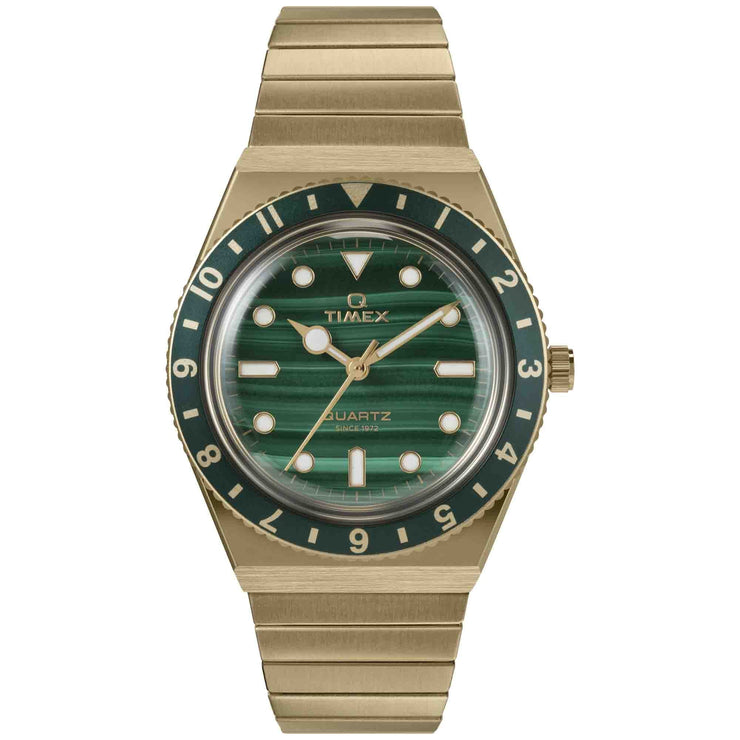 Timex Q 36mm Malachite - Watches.com - TW2V92200VQ