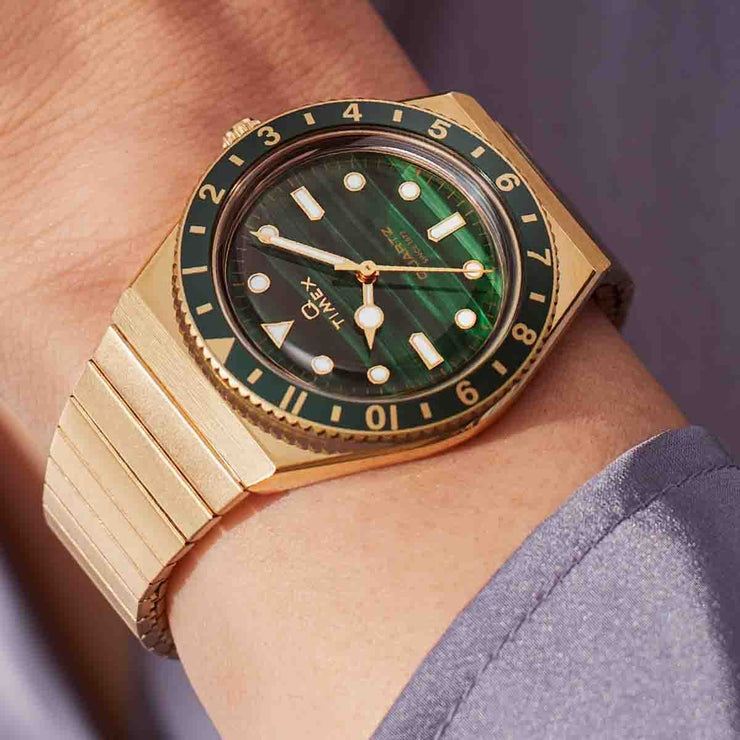 Timex Q 36mm Malachite - Watches.com - TW2V92200VQ