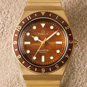 Timex Q 36mm Tiger's Eye - Watches.com - TW2V92500VQ