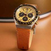 Timex Q Chronograph 40mm Gold Brown - Watches.com - TW2W64400VQ