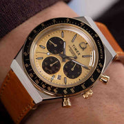 Timex Q Chronograph 40mm Gold Brown - Watches.com - TW2W64400VQ