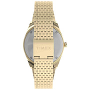 Timex Q Falcon Eye 38mm Black Gold - Watches.com - TW2W62500VQ