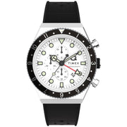 Timex Q GMT Chronograph 40mm White - Watches.com - TW2V70100VQ