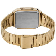 Timex Q LCA Reissue Digital 33mm Gold - Watches.com - TW2U72500