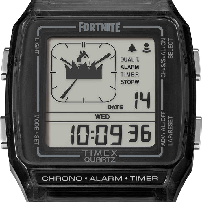 Timex Q LCA x Fortnite 35mm Black angled shot picture