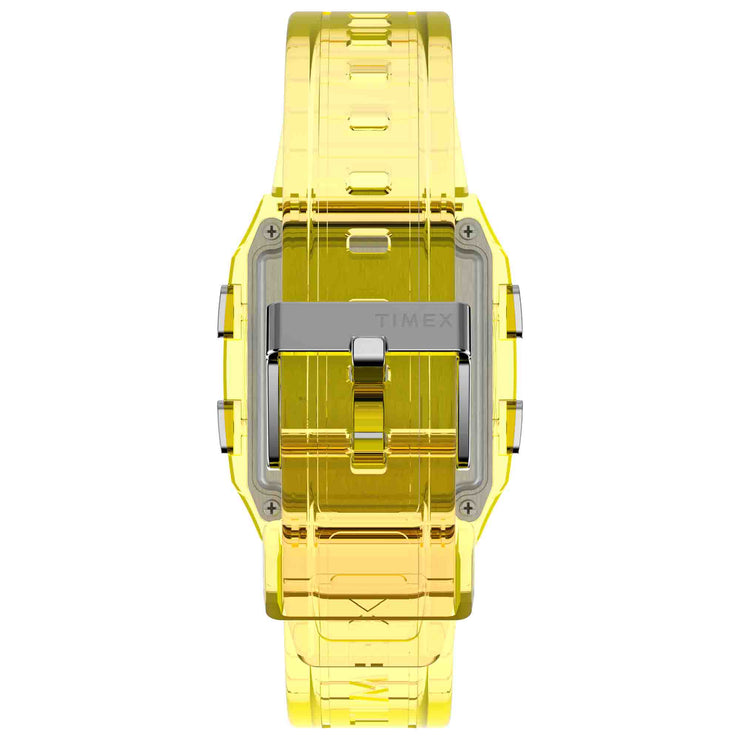 Timex Q LCA x Fortnite 35mm Translucent Yellow - Watches.com - TW2W96600JR