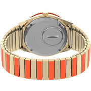 Timex Q Malibu Orange Pink Gold SS - Watches.com - TW2U81600