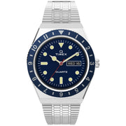 Timex Q Reissue 38mm Blue SS - Watches.com - TW2U61900ZV