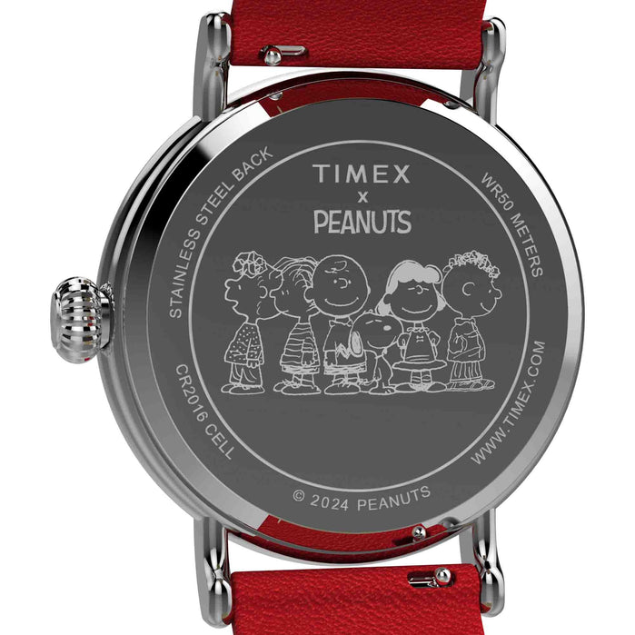 Timex Standard x Peanuts 40mm Snoopy Santa angled shot picture