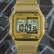 Timex T80 34mm Gold SS - Watches.com - TW2W68100VQ