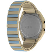 Timex T80 36mm Blue Gold SS - Watches.com - TW2W40800VQ