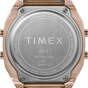 Timex T80 36mm Rose Gold Pink SS - Watches.com - TW2W41600VQ