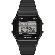 Timex T80 Digital Black SS Expansion Band - Watches.com - TW2R67000VQ