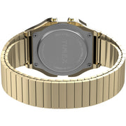 Timex T80 Digital Gold SS Expansion Band - Watches.com - TW2R79000VQ