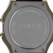 Timex T80 Digital Gold SS Expansion Band - Watches.com - TW2R79000VQ