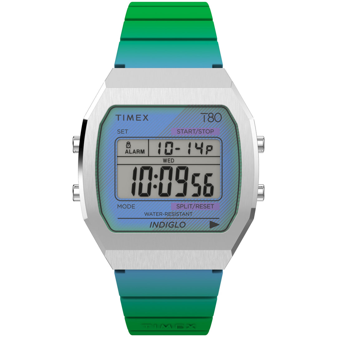 Timex T80 Steel 36mm Blue Green