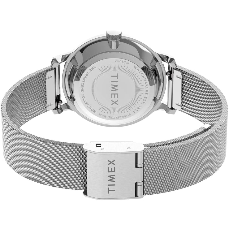 Timex Transcend Silver Mesh - Watches.com - TW2U92900