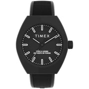 Timex Urban Pop Eco Ceramic 40mm Black White - Watches.com - TW2W42100VQ