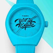 Timex Urban Pop x Fortnite 40mm Bio - TPU Cyan - Watches.com - TW2W96900JR