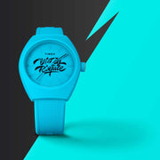 Timex Urban Pop x Fortnite 40mm Bio - TPU Cyan - Watches.com - TW2W96900JR