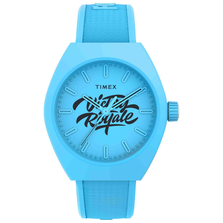 Timex Urban Pop x Fortnite 40mm Bio - TPU Cyan - Watches.com - TW2W96900JR