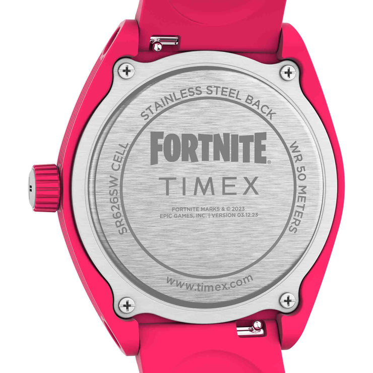 Timex Urban Pop x Fortnite 40mm Bio - TPU Magenta - Watches.com - TW2W96800JR