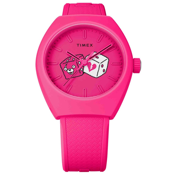 Timex Urban Pop x Fortnite 40mm Bio - TPU Magenta - Watches.com - TW2W96800JR