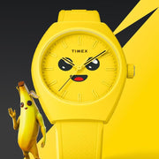 Timex Urban Pop x Fortnite 40mm Bio - TPU Yellow - Watches.com - TW2W96700JR