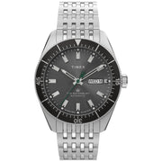 Timex Waterbury Dive Automatic 40mm Black SS - Watches.com - TW2V24900VQ