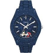 Timex Waterbury Ocean x Peanuts 41mm Recycled Dark Blue - Watches.com - TW2V53300JR