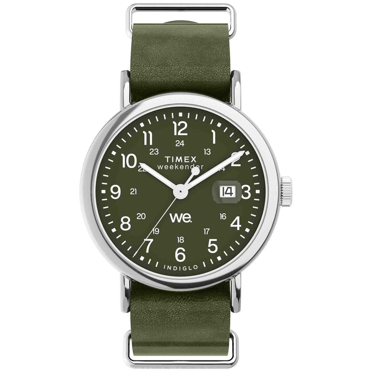 Timex Weekender 40mm Green - Watches.com - TW2W87000VQ