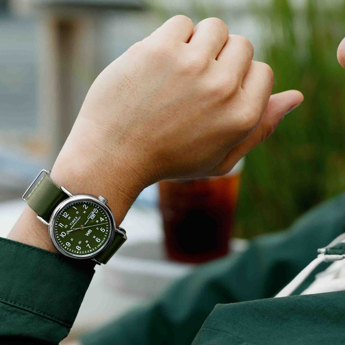 Timex Weekender 40mm Green angled shot picture