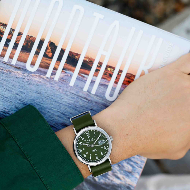 Timex Weekender 40mm Green - Watches.com - TW2W87000VQ