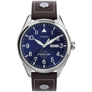 Timex x Pan Am Day Date 42mm Blue - Watches.com - TWG030100JR