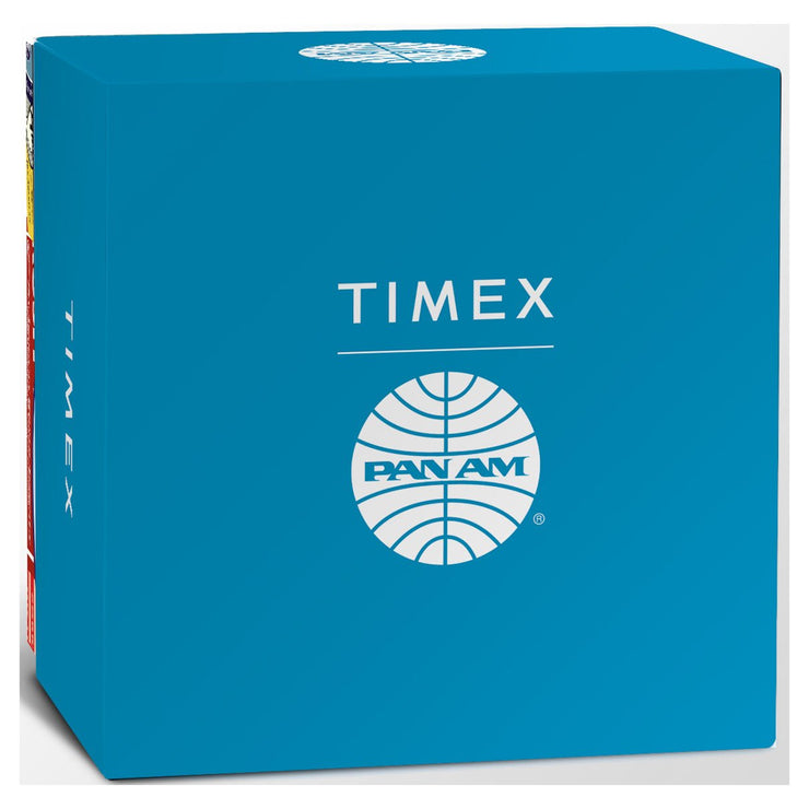 Timex x Pan Am Day Date 42mm Blue - Watches.com - TWG030100JR