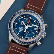 Timex x Pan Am Fly Back Chronograph 43mm Blue - Watches.com - TW2W97200JR