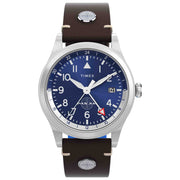 Timex x Pan Am Waterbury GMT 39mm Blue - Watches.com - TW2W97300JR