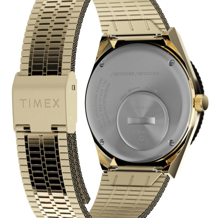 Timex x seconde/seconde/ Q 38mm Loser Gold SS - Watches.com - TW2W70700JR