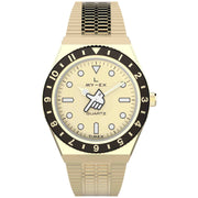 Timex x seconde/seconde/ Q 38mm Loser Gold SS - Watches.com - TW2W70700JR