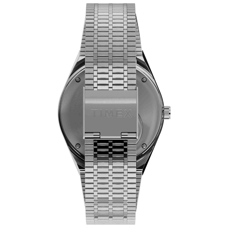 Timex x seconde/seconde/ Q 38mm Loser Silver SS - Watches.com - TW2W70600JR