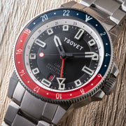 Tsovet SMT - DW42 GMT Hybrid Kinematic Automatic Blue Red - Watches.com - TS - 4004 - 22