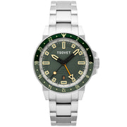 Tsovet SMT - DW42 GMT Hybrid Kinematic Automatic Green - Watches.com - TS - 4004 - 44