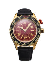 Undone Aero Chinese Hour 2024 Dark Red Dial - Watches.com - BCP - AER - CHH - 001