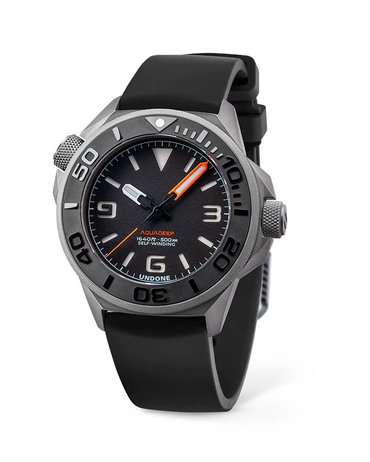 Undone Aquadeep Signal Black Automatic - Watches.com - AQD - 369 - BLK